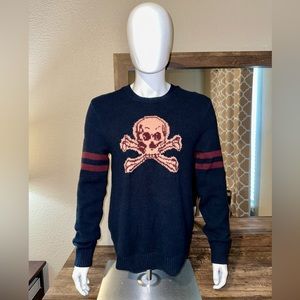 Abercrombie & Fitch Men’s Crewneck Skull Sweater